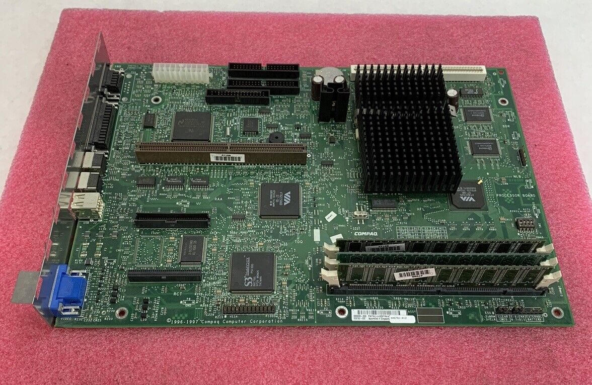 Compaq 007426-012 Motherboard Intel Pentium MMX 166MHz 48MB RAM