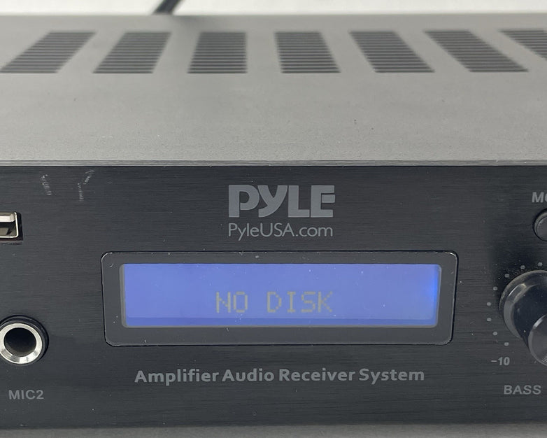 Pyle Home Amplifier Receiver 200W Digital AUX FM Antenna PDA7BU For Parts