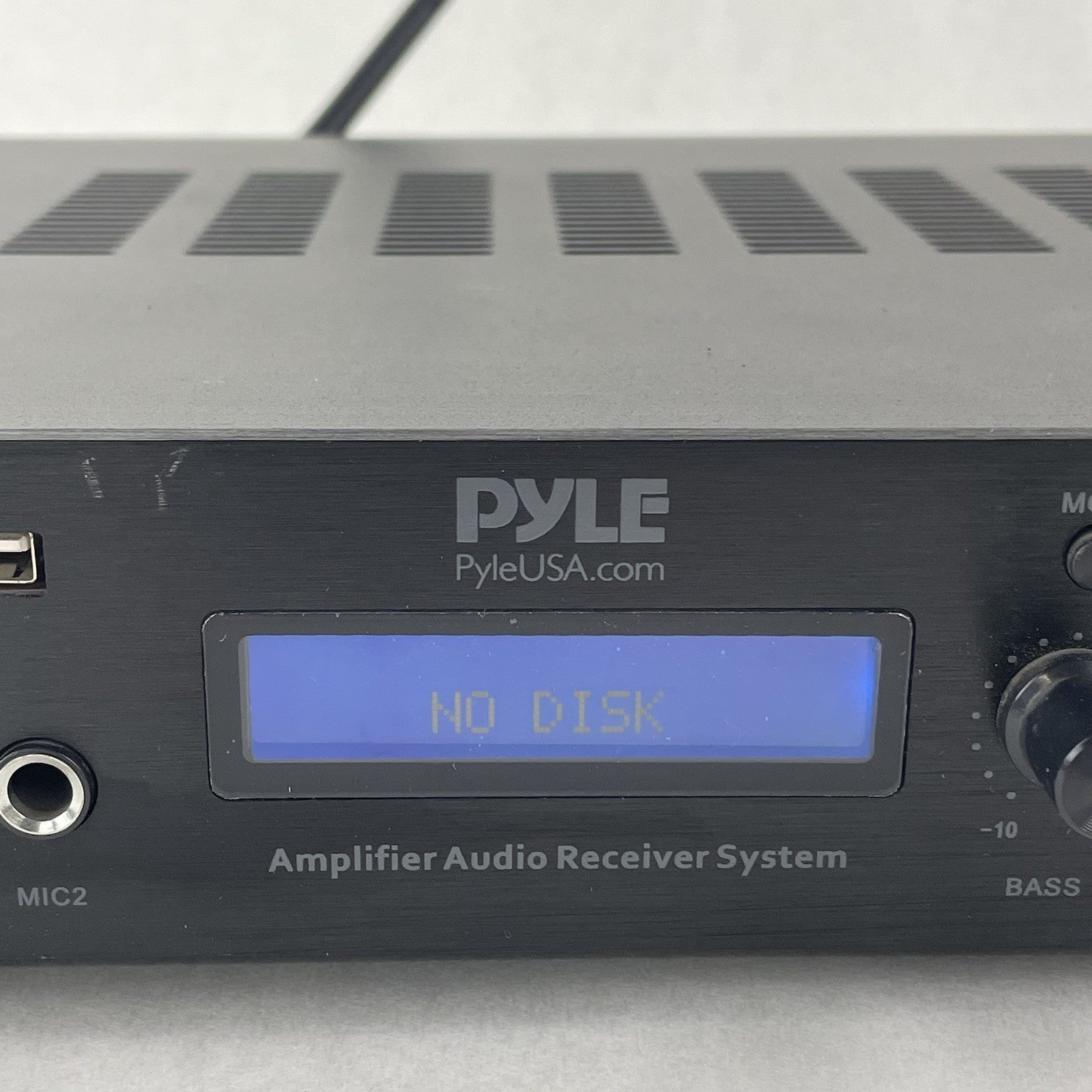 Pyle Home Amplifier Receiver 200W Digital AUX FM Antenna PDA7BU For Parts3