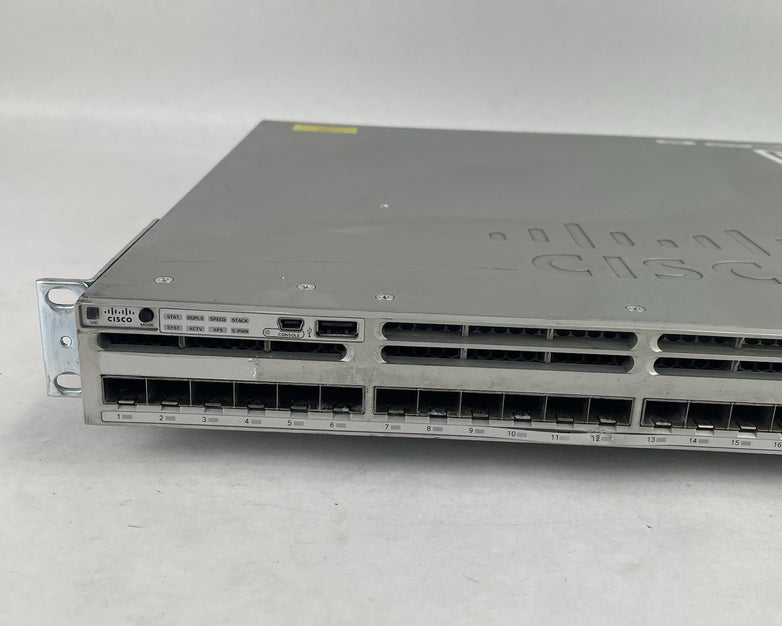 Cisco Catalyst WS-C3850-24XS-S V02 24 Port 1X PSU 24x SFP+ Switch - Tested