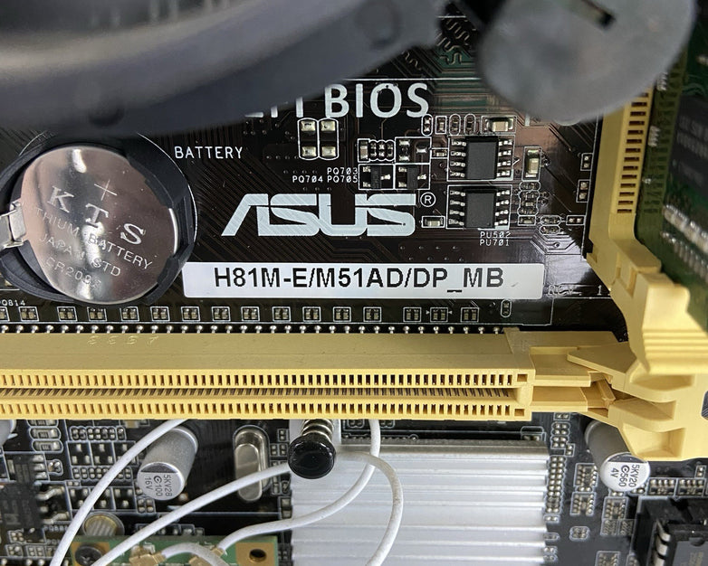 ASUS H81M-E/M5AD/DP MT Intel Core i3-4170 3.7GHz 8GB RAM No HDD No OS