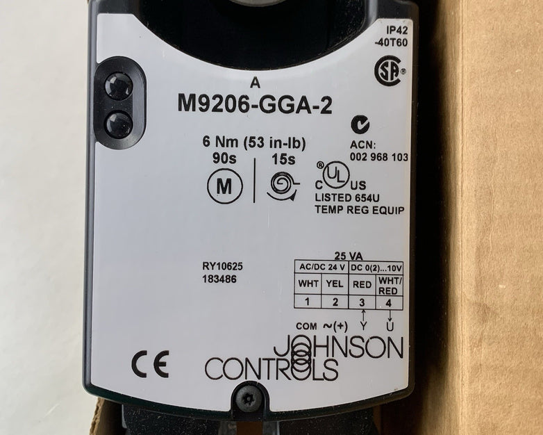 Johnson Controls M9206-GGA-2S Actuator