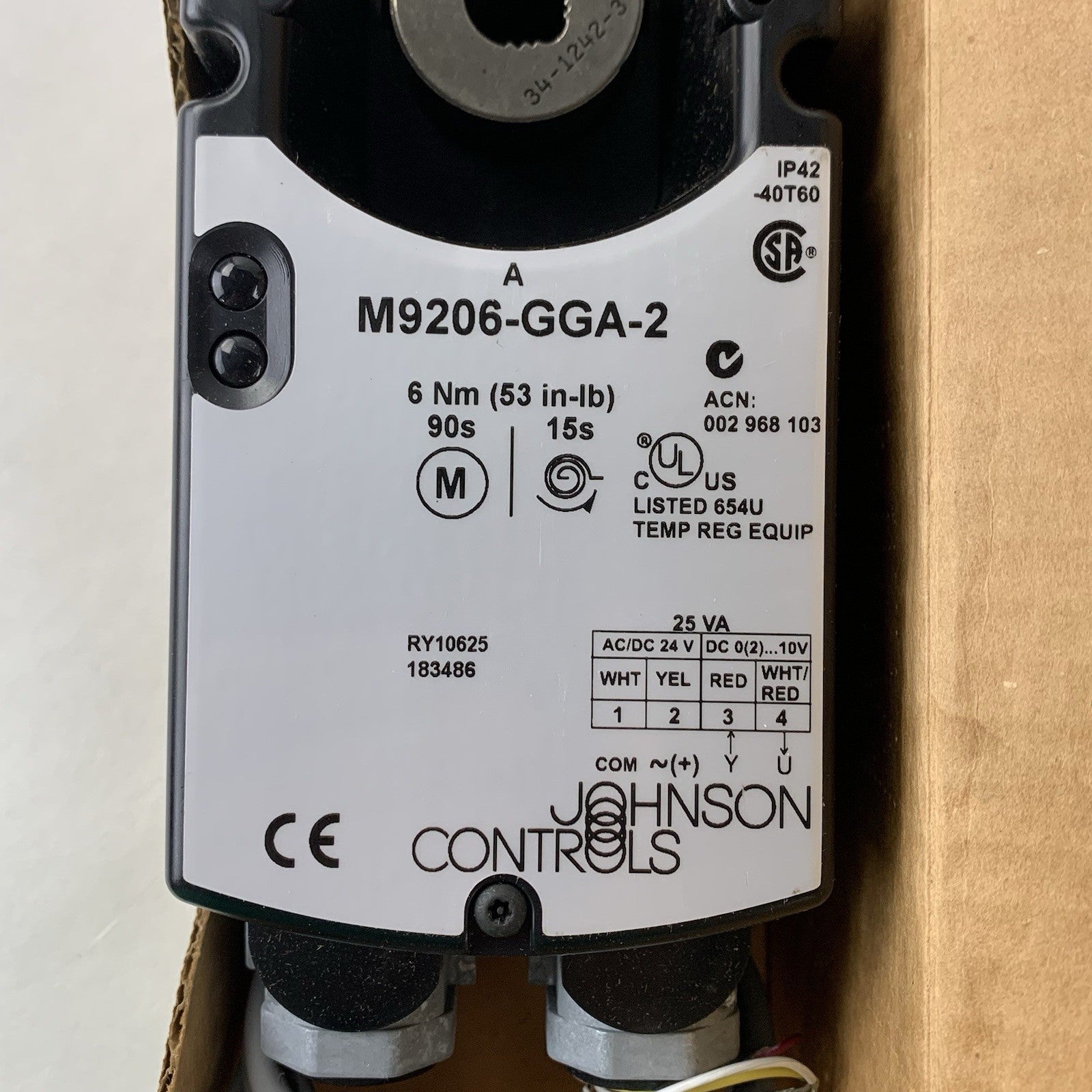 Johnson Controls M9206-GGA-2S Actuator5