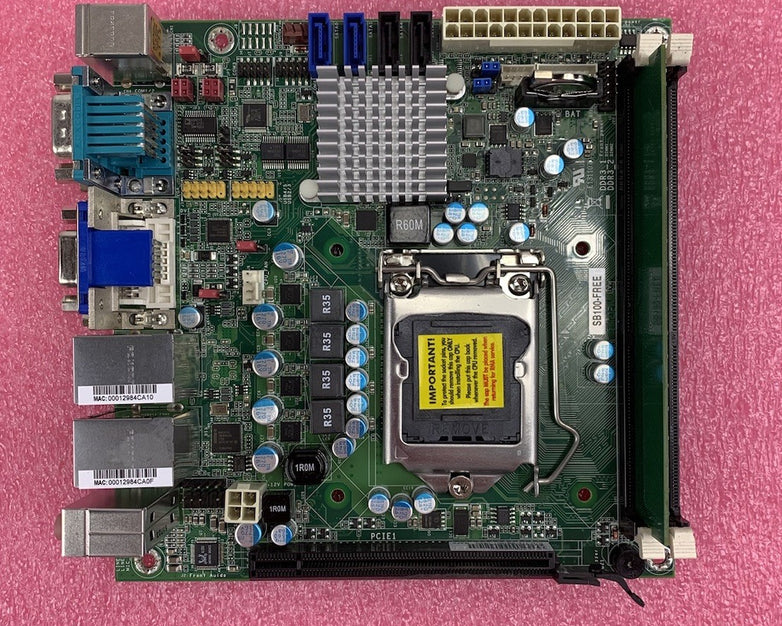 DFI SB100-NRM Motherboard No CPU 2GB RAM No Shield