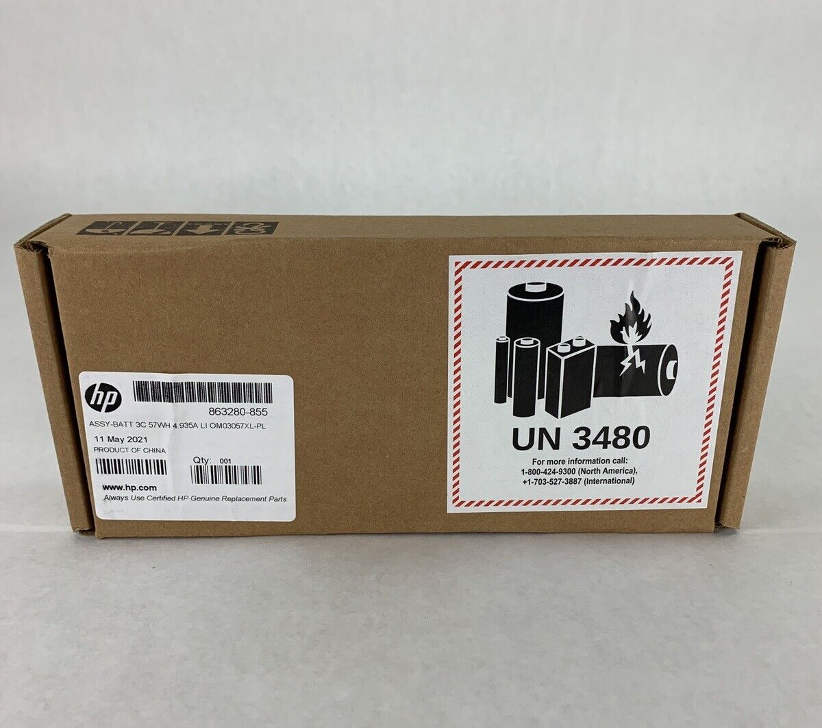 Genuine OEM Battery For HP EliteBook x360 1030 G2 Series 863280-855 57Wh OM03XL
