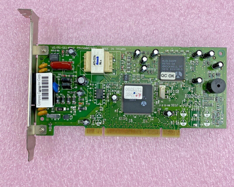 CIS Technology 337559-001 56K WS/M1-5614PM3 high speed fax modem PCI Card
