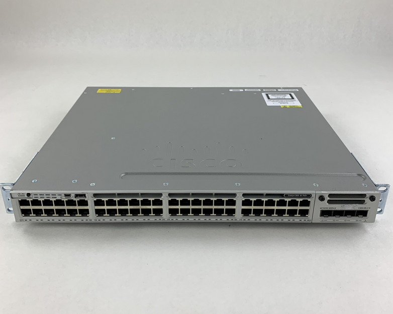 Cisco WS-C3850-48P-S V06 Catalyst 3850 w/ C3850-NM-4-1G Switch Tested Reset