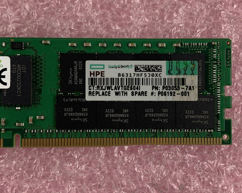SK Hynix HMAA8GR7AJR4N-XN 64 GB Ram Memory PC4-3200AA 288-Pin DDR4 RDIMM