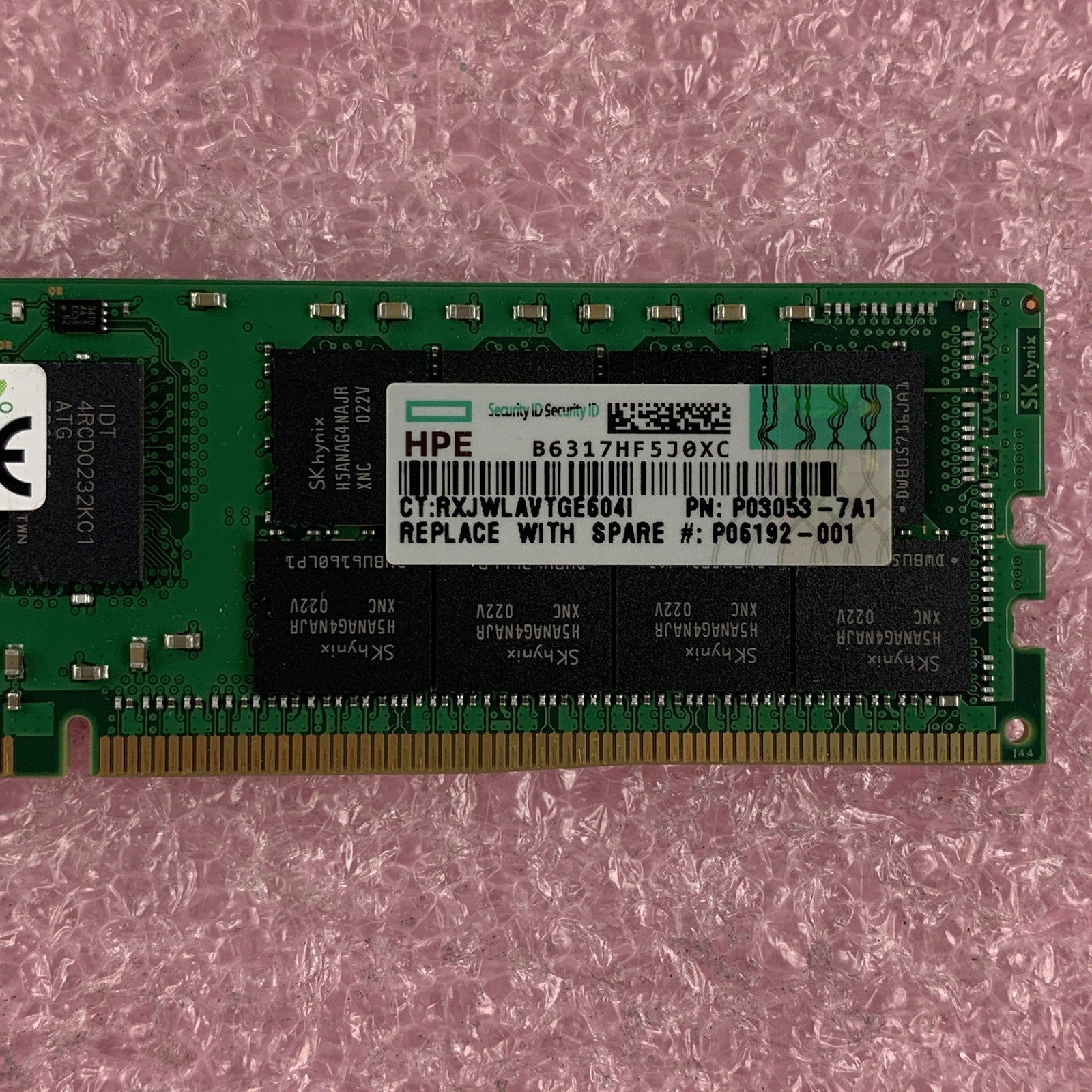 SK Hynix HMAA8GR7AJR4N-XN 64 GB Ram Memory PC4-3200AA 288-Pin DDR4 RDIMM
