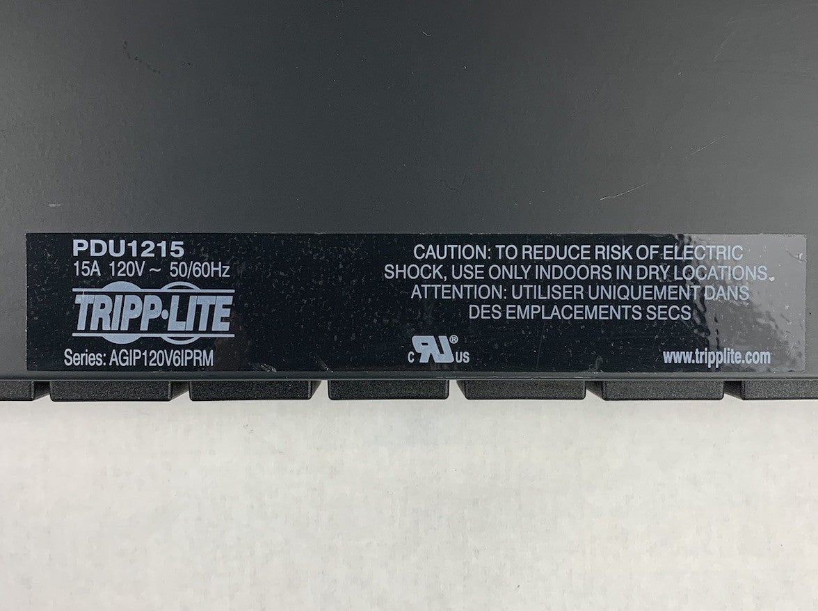 Tripp-Lite PDU1215 15A 120V ~50/60Hz Rack Mounted Surge Protector Power Supply