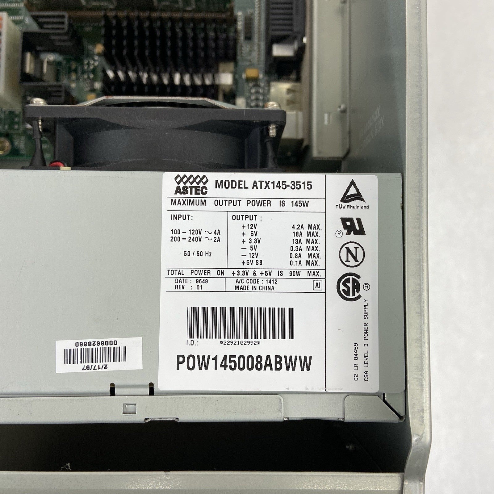 Gateway 2000 LP Mini-Tower Intel Pentium MMX 199MHz 32MB RAM No HDD No OS10