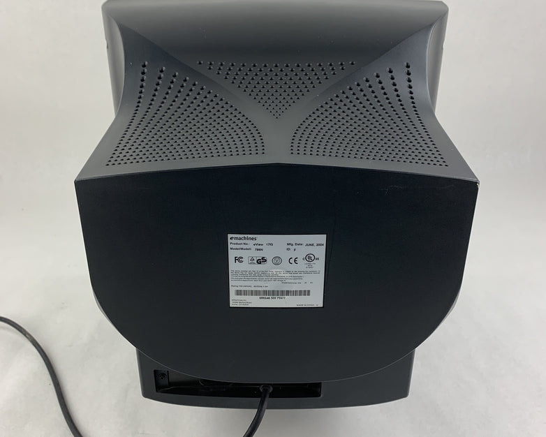 eMachines eView 17f3 786N 17" CRT VGA Color Monitor Computer Retro Gaming