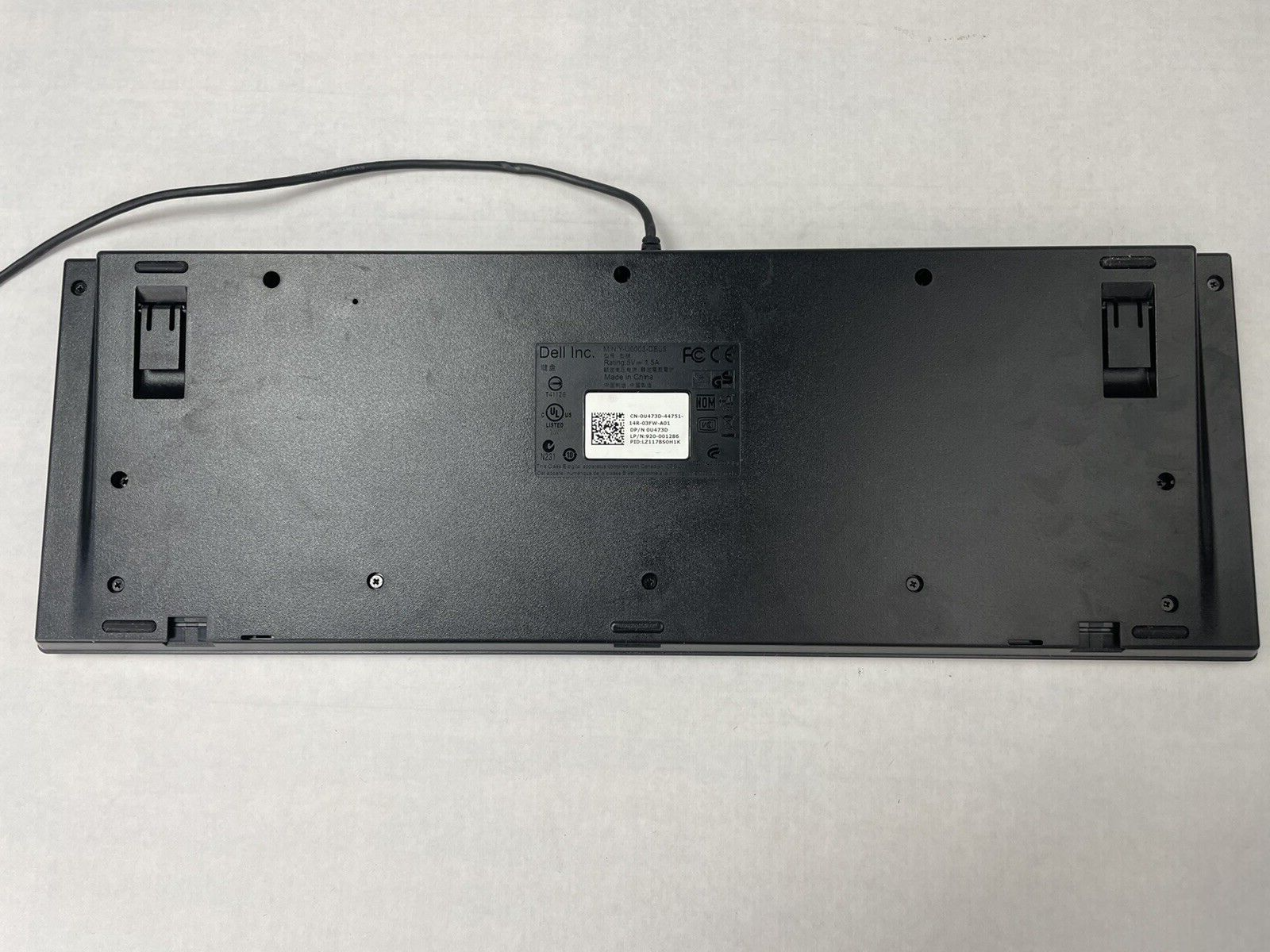 Dell Y-U0003-DEL5 USB Multimedia Keyboard W/ 2 USB Ports U473D Lot of 15