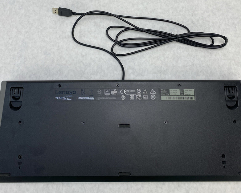 Lot( 5 ) Lenovo SK-8827 Traditional USB Wired Black Keyboards 00XH688 SIL18-W29