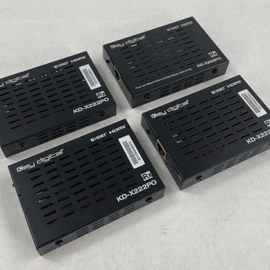 Key Digital KD-X222PO Rx Video Extender Power Tested Lot of 4