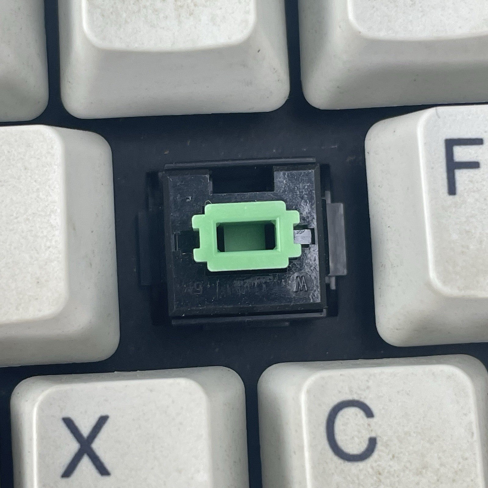 Heath Zenith Data Systems Z-150 Keyboard Green Alps Untested15