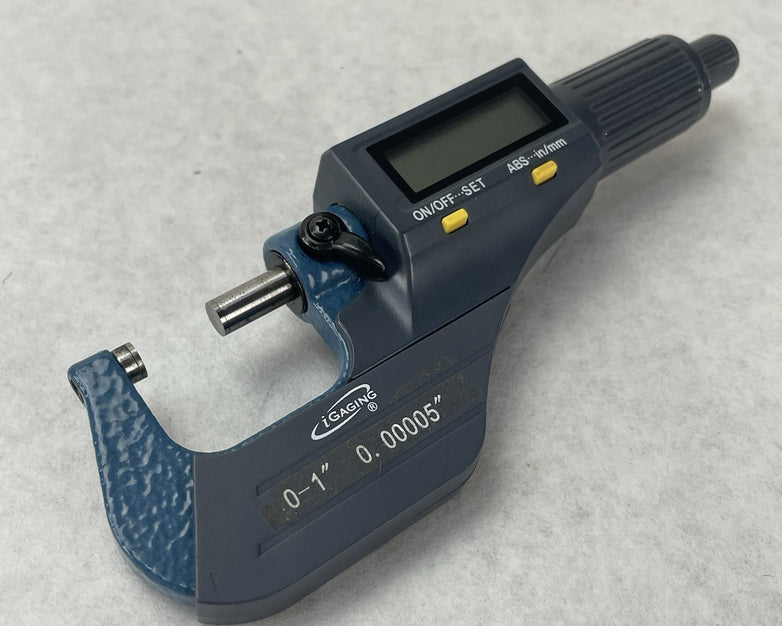 iGaging Digital Electronic Micrometer Model No. 35-025 Untested