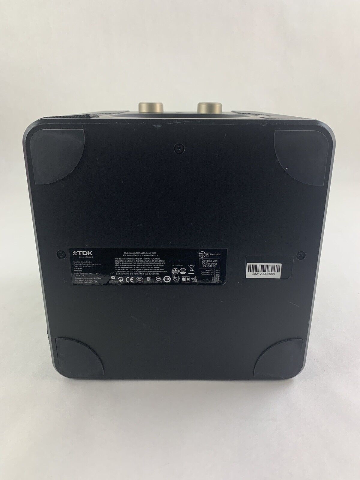 TDK TDK-V513 Wireless Bluetooth Sound Cube Speaker Tested with a Bad Aux Port