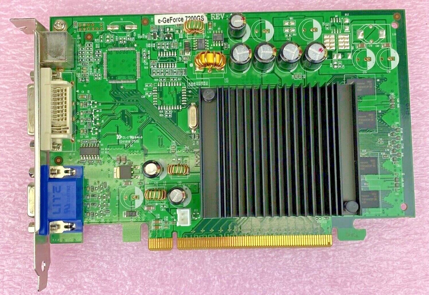 EVGA 512-P2-N430-LR GeForce 7200GS 512MB GDDR2 DirectX 9 Video Graphics Card