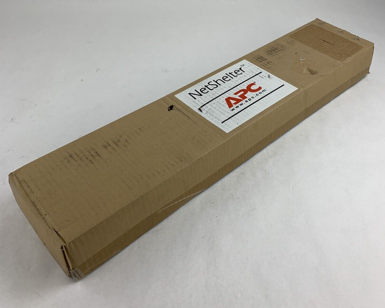 APC AR8443A Rack Cable Management Panel Black 0U New Box Opened