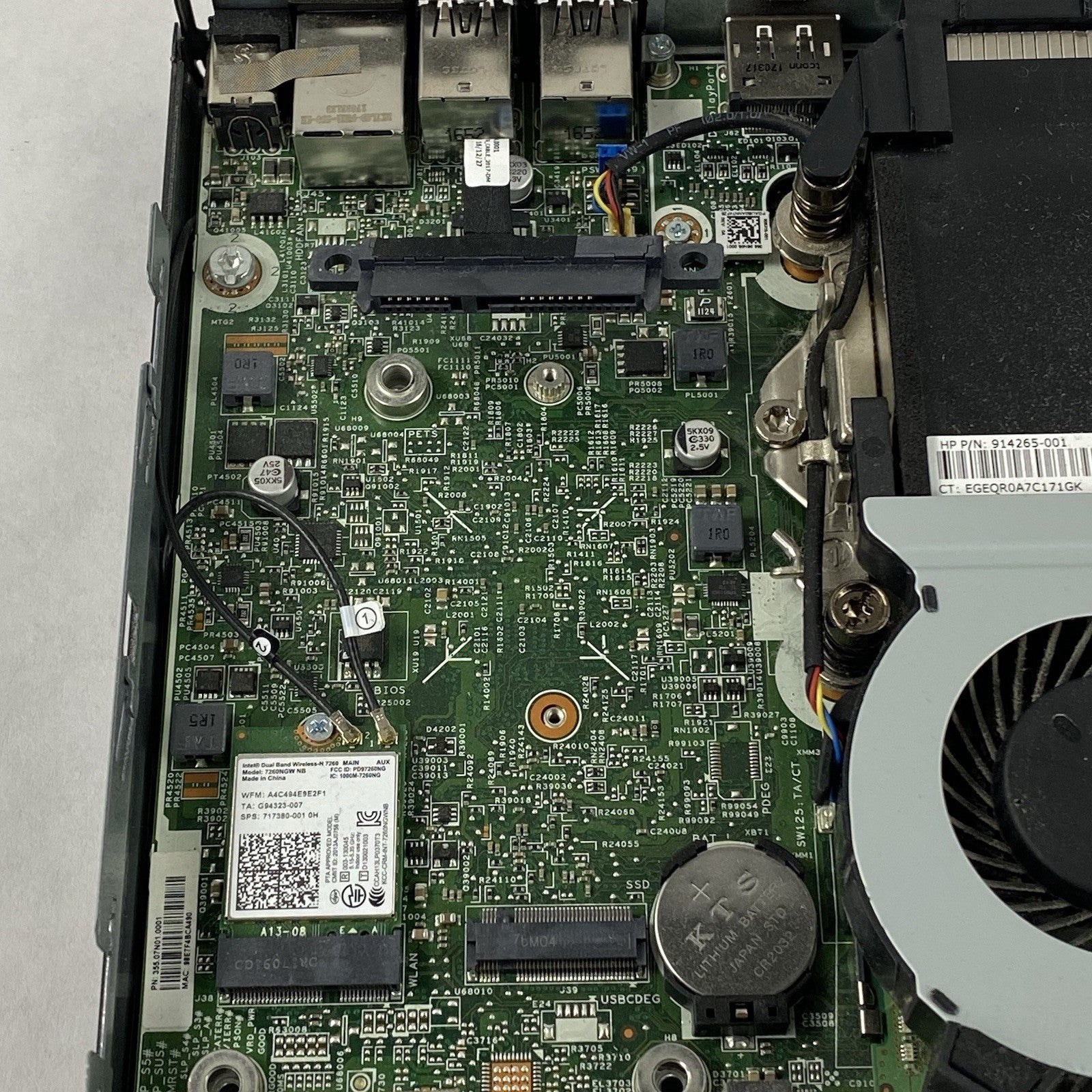 HP ProDesk 400 G3 Micro Intel Core i5-7500T 2.7GHz 8GB RAM No HDD/OS/AC