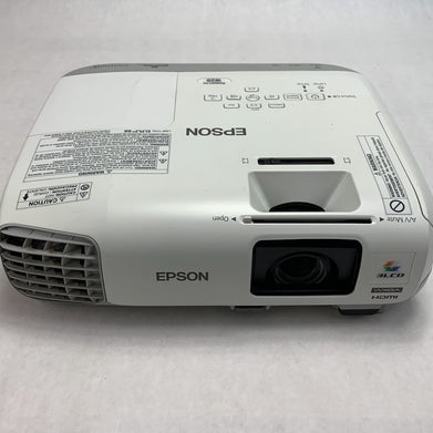 Epson PowerLite W29 H690A LCD Lamp Projector 3307 Lamp Hours - No Remote
