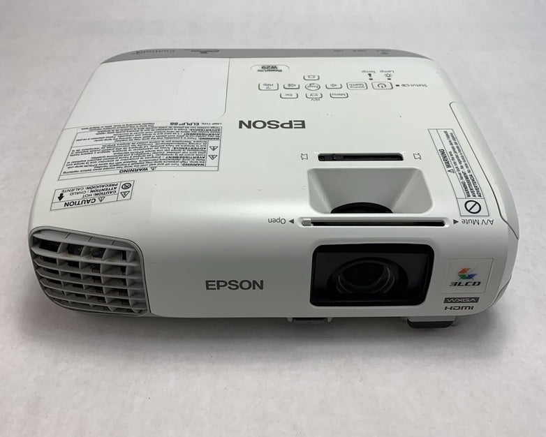 Epson PowerLite W29 H690A LCD Lamp Projector 3307 Lamp Hours - No Remote