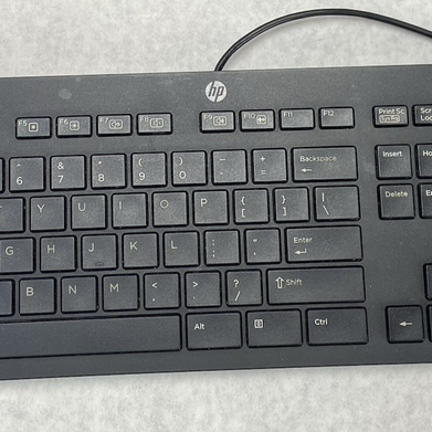 HP USB Slim Business Keyboard Model KBAR211 Part No 803181-001 Lot of 10 (Ten)