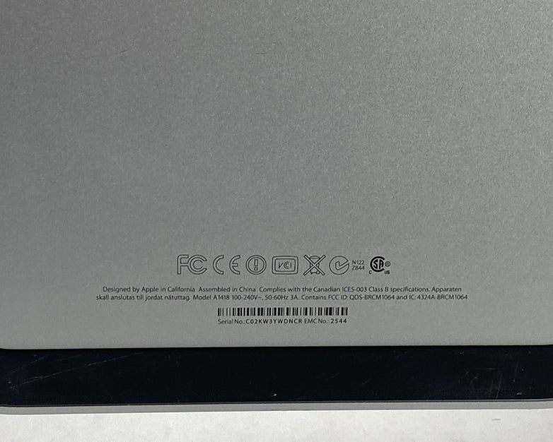 Apple A1418 iMac 21.5" 2012 2.7 GHz Core i5 8GB RAM 1TB HDD macOS 12.7.6