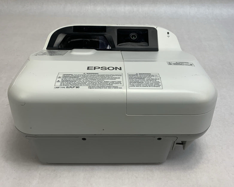 Epson H599A BrightLink 595Wi LCD Lamp Projector 1494 Lamp Hours - No Remote