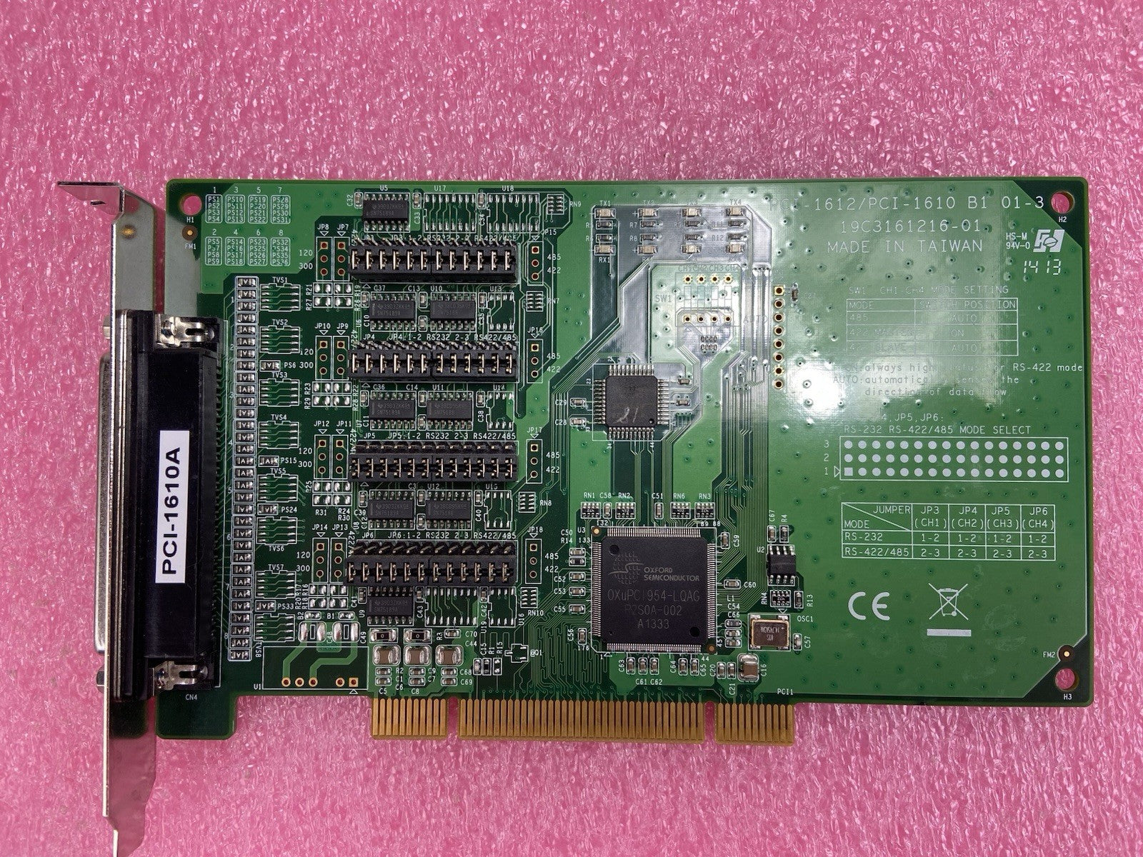 Advantech PCI-1612/PCI-1610 B1 01-3 Capture Card