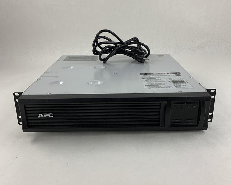 APC SMT1000RM2U Smart UPS Back Up Tested No Batteries w/ Faceplate