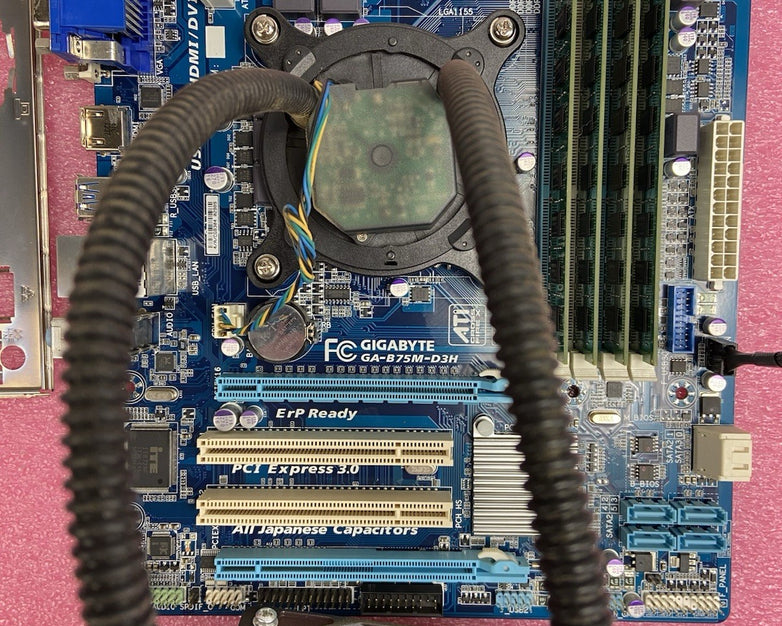 Gigabyte GA-B75M-D3H Motherboard Intel Core i7-3770K 3.5GHz 16GB RAM w/IO