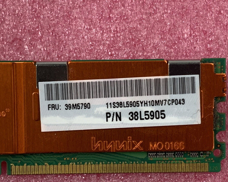 Hynix 4GB Kit 2x2GB 2Rx4 PC2-5300F-555-11 HYMP525F72CP4D2-Y5