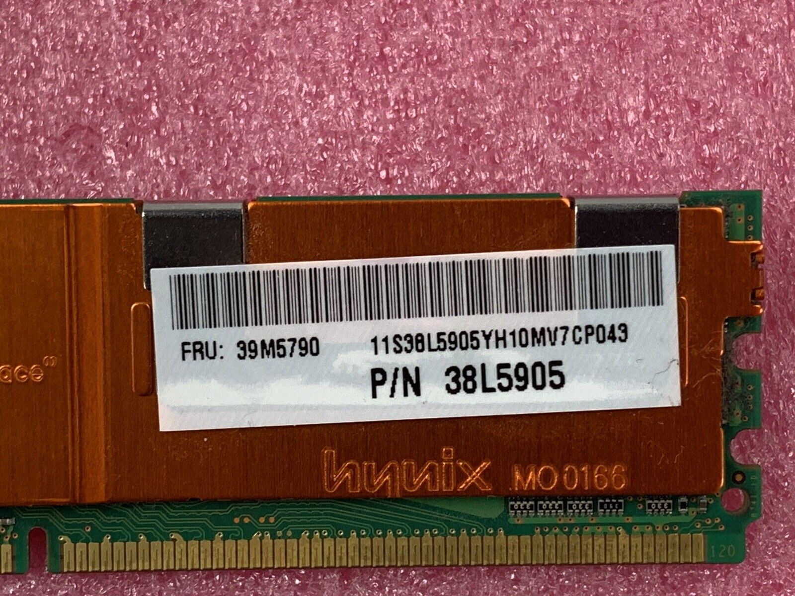 Hynix 4GB Kit 2x2GB 2Rx4 PC2-5300F-555-11 HYMP525F72CP4D2-Y5