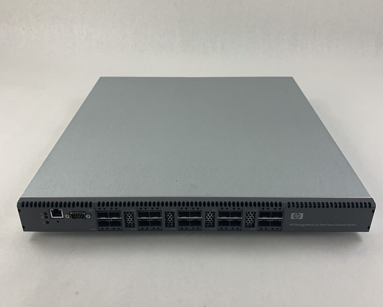 HP Storage Works 8/20Q  HSTN-N015 Fibre Channel Switch Tested Reset