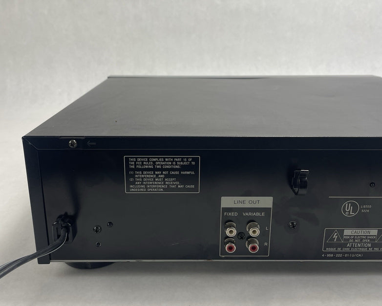 Sony CDP-C535 5-Disc Carousel CD Player No Remote Tested
