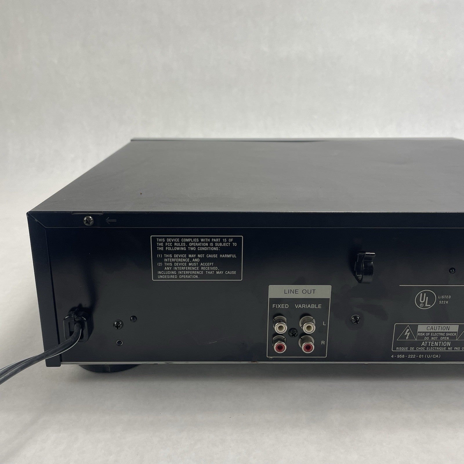 Sony CDP-C535 5-Disc Carousel CD Player No Remote Tested7
