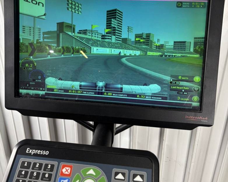 Expresso HD Interactive Upright Bike Tested Works Screen Freezes
