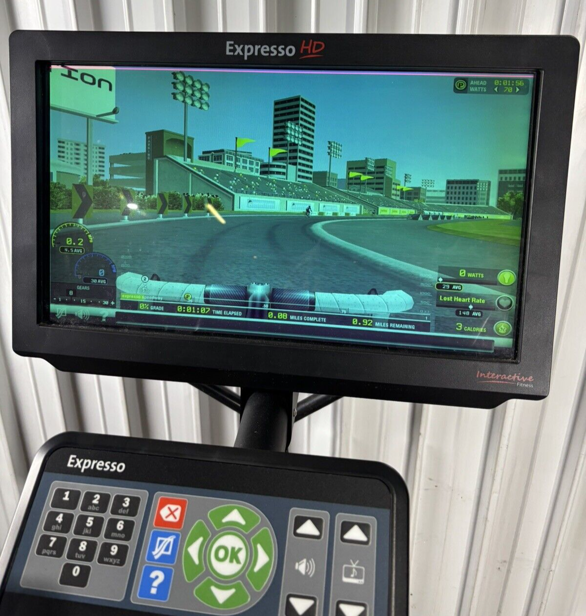 Expresso HD Interactive Upright Bike Tested Works Screen Freezes