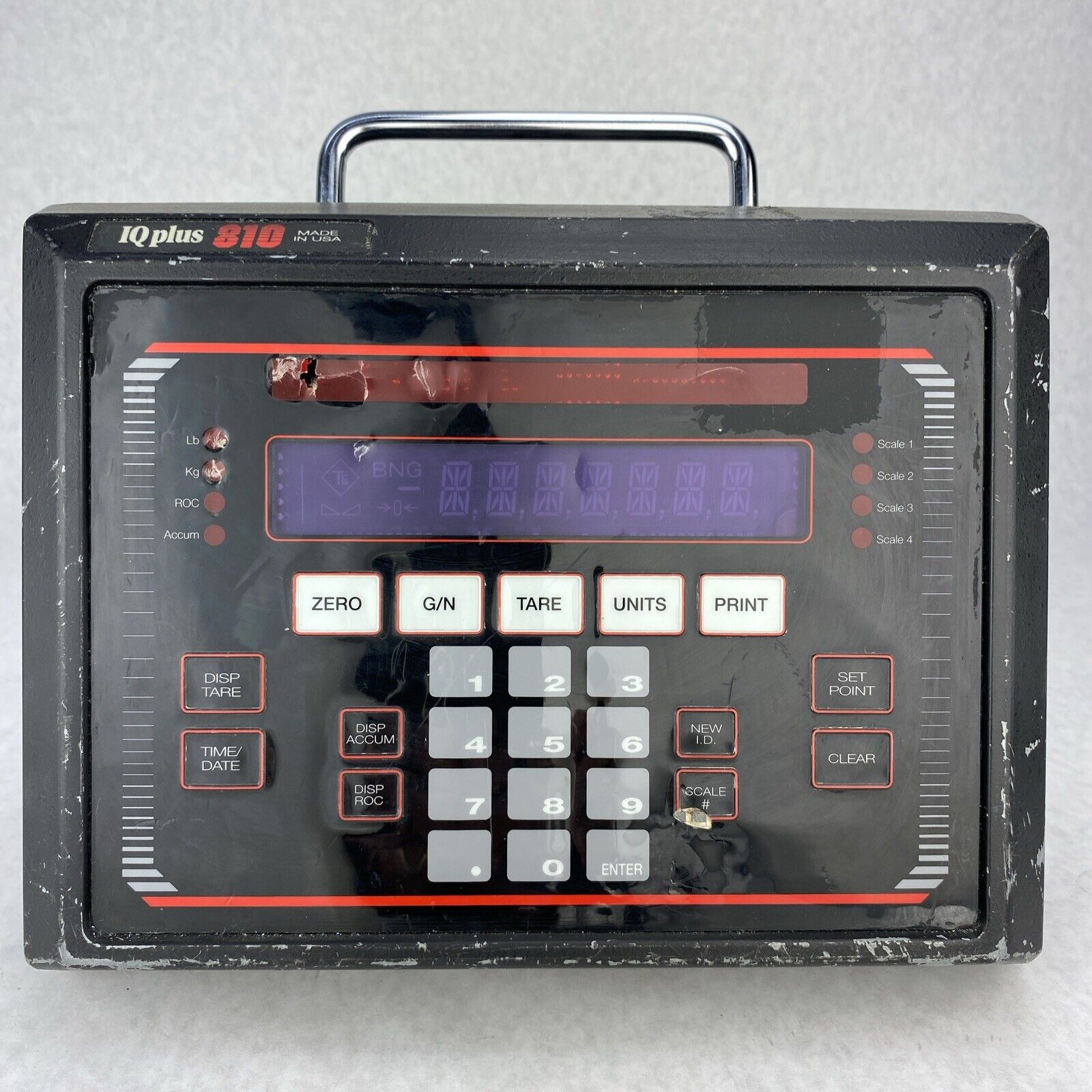 Rice Lake Weighing System IQ+810-3A For PARTS or REPAIR See Photos