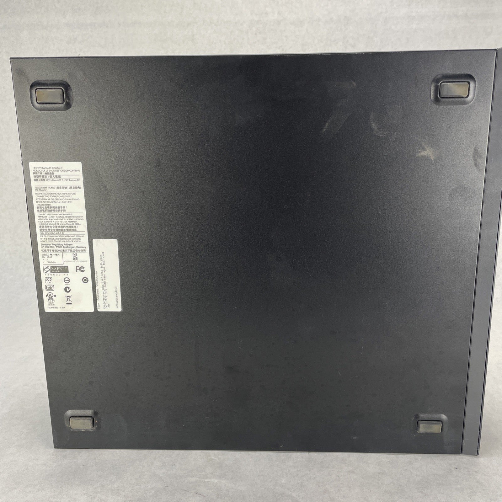 HP ProDesk 600 G1 SFF Intel Core i3-4160 3.00 GHz 4 GB RAM DVDRW No HDD No OS