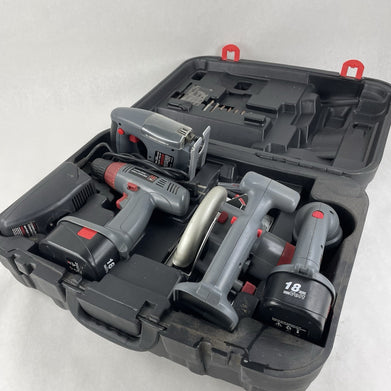 Unbranded 4 Piece Cordless Power Tool Kit 18V Tested