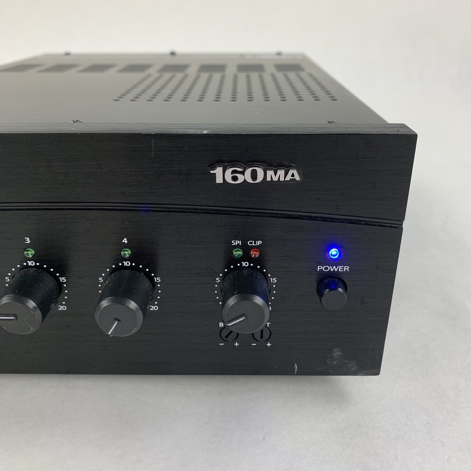 Crown 160MA Commercial Mixer Amplifier 4 Input 60W Ohm 1-2 Power Tested