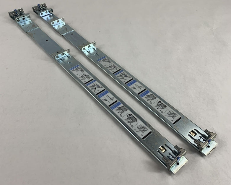 Dell X632K D419M Y419K Sliding PowerEdge L + R Inner and Outer Rail Kit