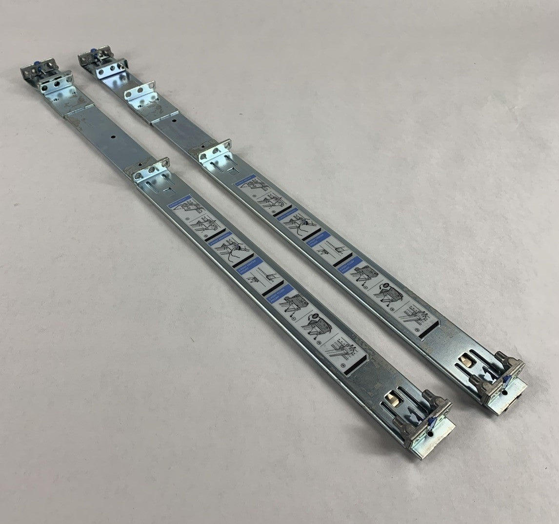 Dell X632K D419M Y419K Sliding PowerEdge L + R Inner and Outer Rail Kit0