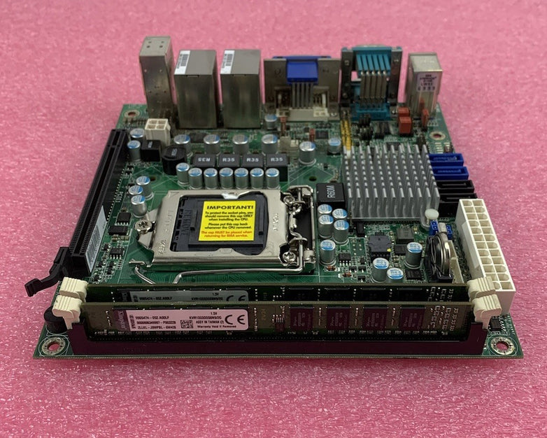 DFI SB100-NRM Motherboard No CPU 4GB RAM No Shield