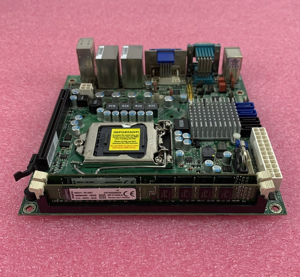 DFI SB100-NRM Motherboard No CPU 4GB RAM No Shield