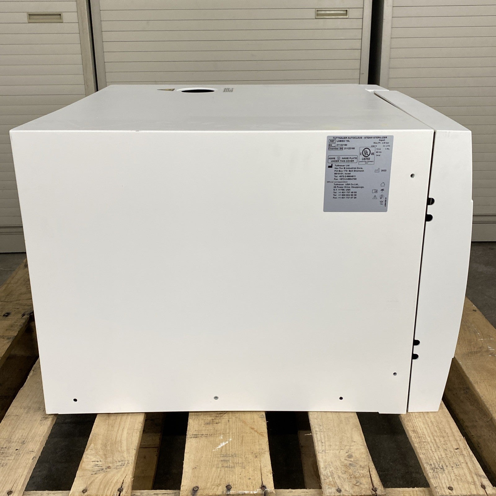 Tuttnauer LABSCI 15L Benchtop Autoclave Steam Sterilizer9