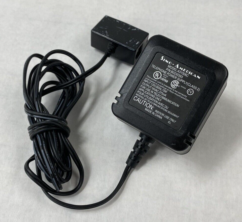 Sino-American Model: A31506C PN: A0673073 AC Adapter